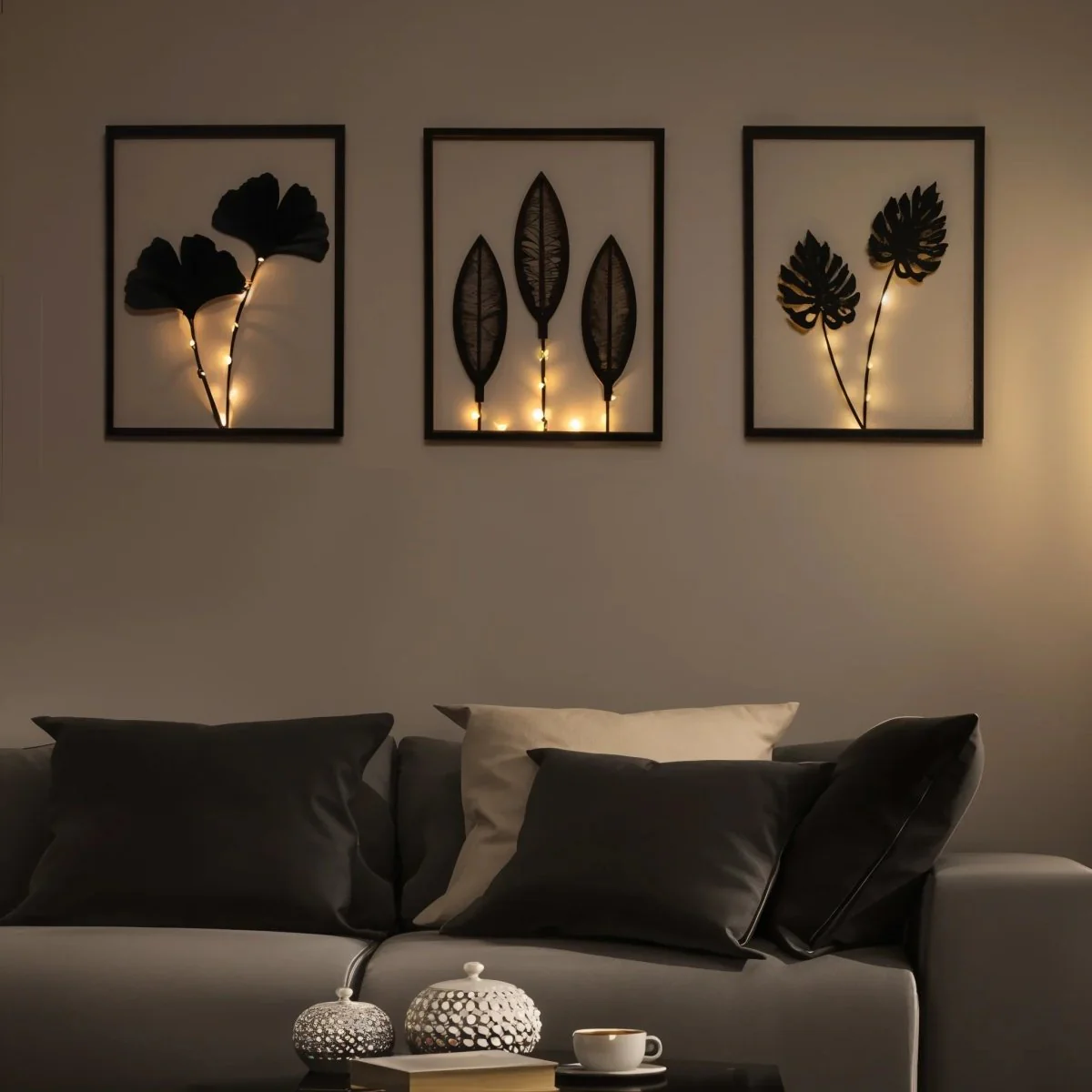 SOFTSPARK – Color-changing LED frame lamp set for atmospheric interior decoration - Image 2