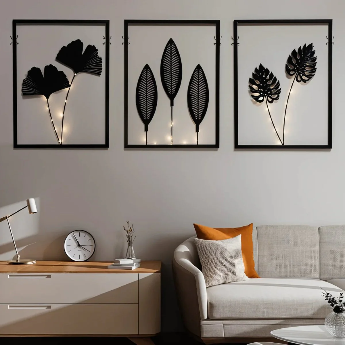 SOFTSPARK – Color-changing LED frame lamp set for atmospheric interior decoration - Image 5