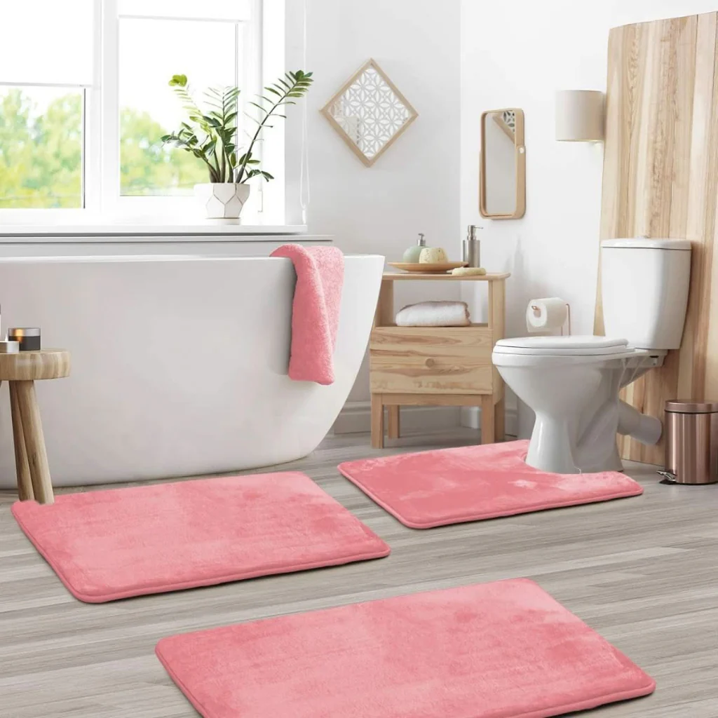 SoftStep Luxe – Memory Foam Bath Mat 3-Piece Set - Image 6
