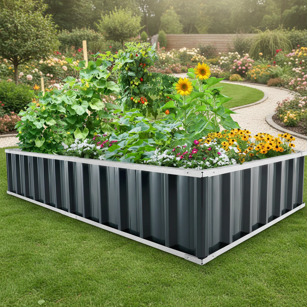 SOILFRAME – Sturdy Raised Garden Bed Made of Galvanized Steel for Healthy Plant Growth - Image 2