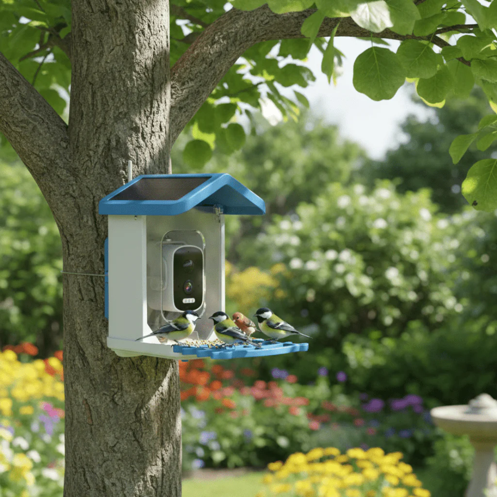 SOLARSCOUT – Solar bird feeder with intelligent 2.4K HD camera and night vision - Image 2