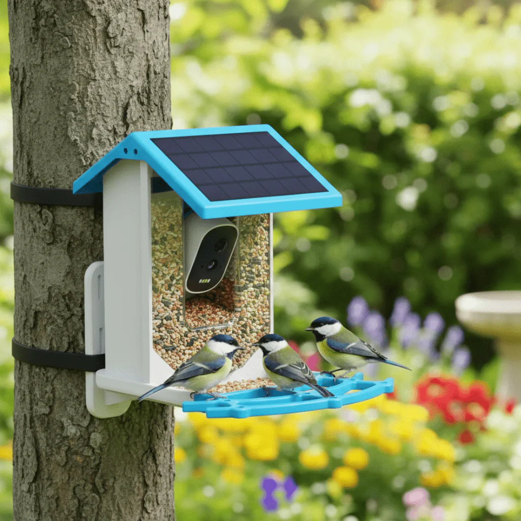 SOLARSCOUT – Solar bird feeder with intelligent 2.4K HD camera and night vision - Image 4