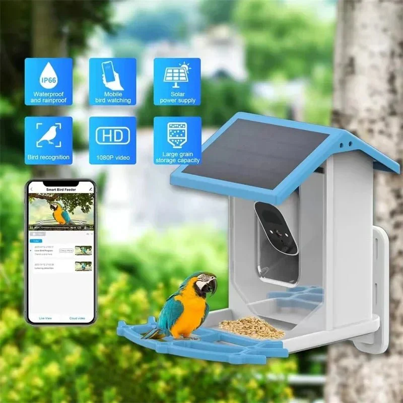 SOLARSCOUT – Solar bird feeder with intelligent 2.4K HD camera and night vision - Image 6