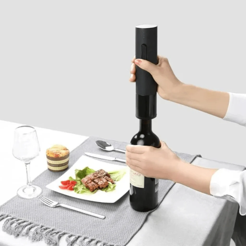 SOMMEX โ Fast Electric Wine Opener & Cutter โ Easy Button Operation - Image 5
