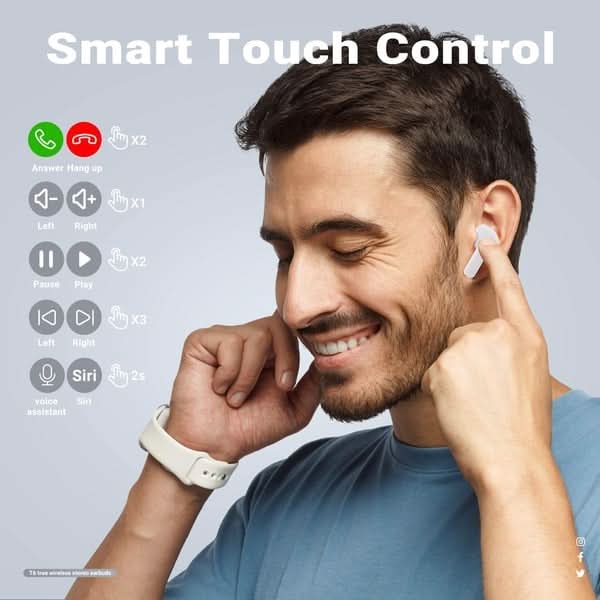 SONICPULSE EARBUDS - Wireless Bluetooth headphones with outstanding sound quality and touch control - Image 2