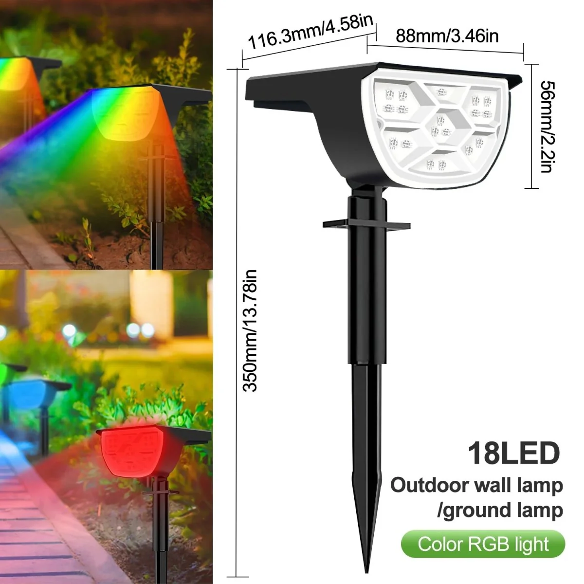 SONNENSPOT – Solar-powered landscape spotlights with adjustable brightness - Image 8