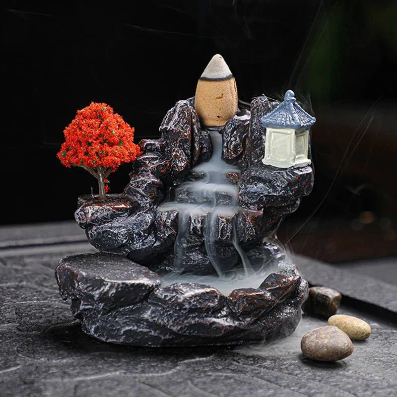 SOULCASCADE – Backflow Incense Burner for Soothing Waterfall Aromatherapy - Image 2
