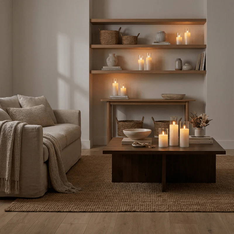SOULLIGHT - Decorative 9-Piece LED Candle Set with Realistic Flickering - Image 2