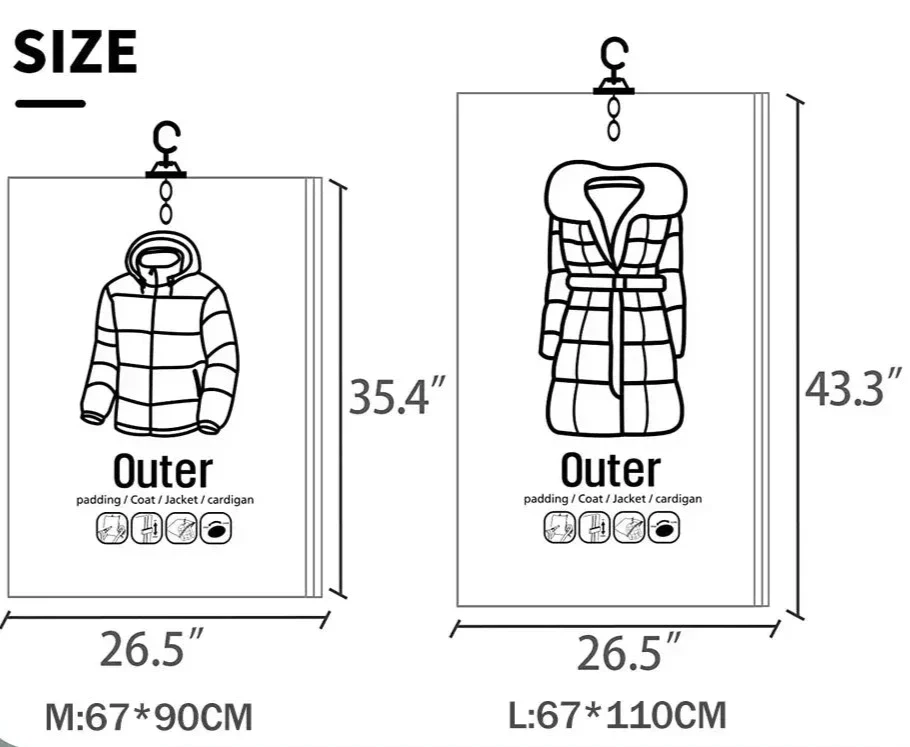 SPACESAVER BAGS – Vacuum Storage Bags for More Storage Space - Image 3
