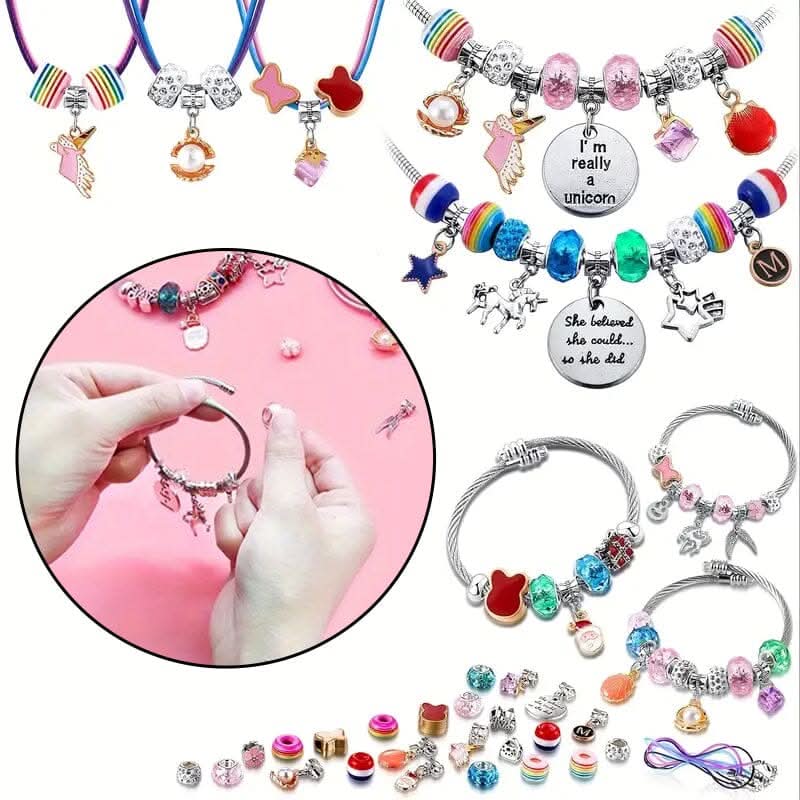 SPARKLINA – Creative Bracelet Craft Kit for Girls with Sparkling Charms - Image 6