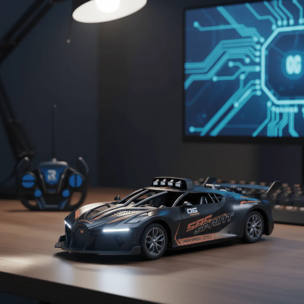 SPEEDCUB – Child-safe 1:18 RC drift car with robust design - Image 2