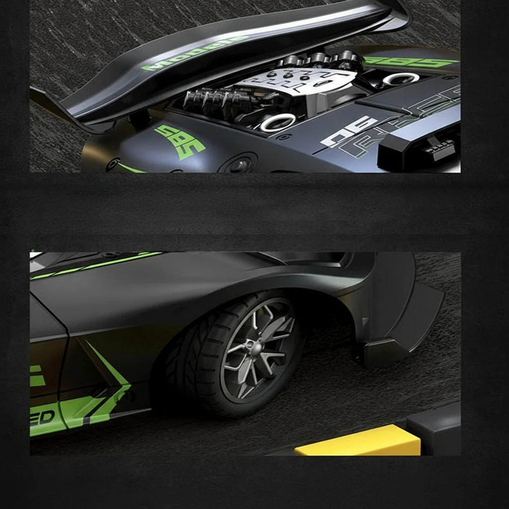 SPEEDCUB – Child-safe 1:18 RC drift car with robust design - Image 7