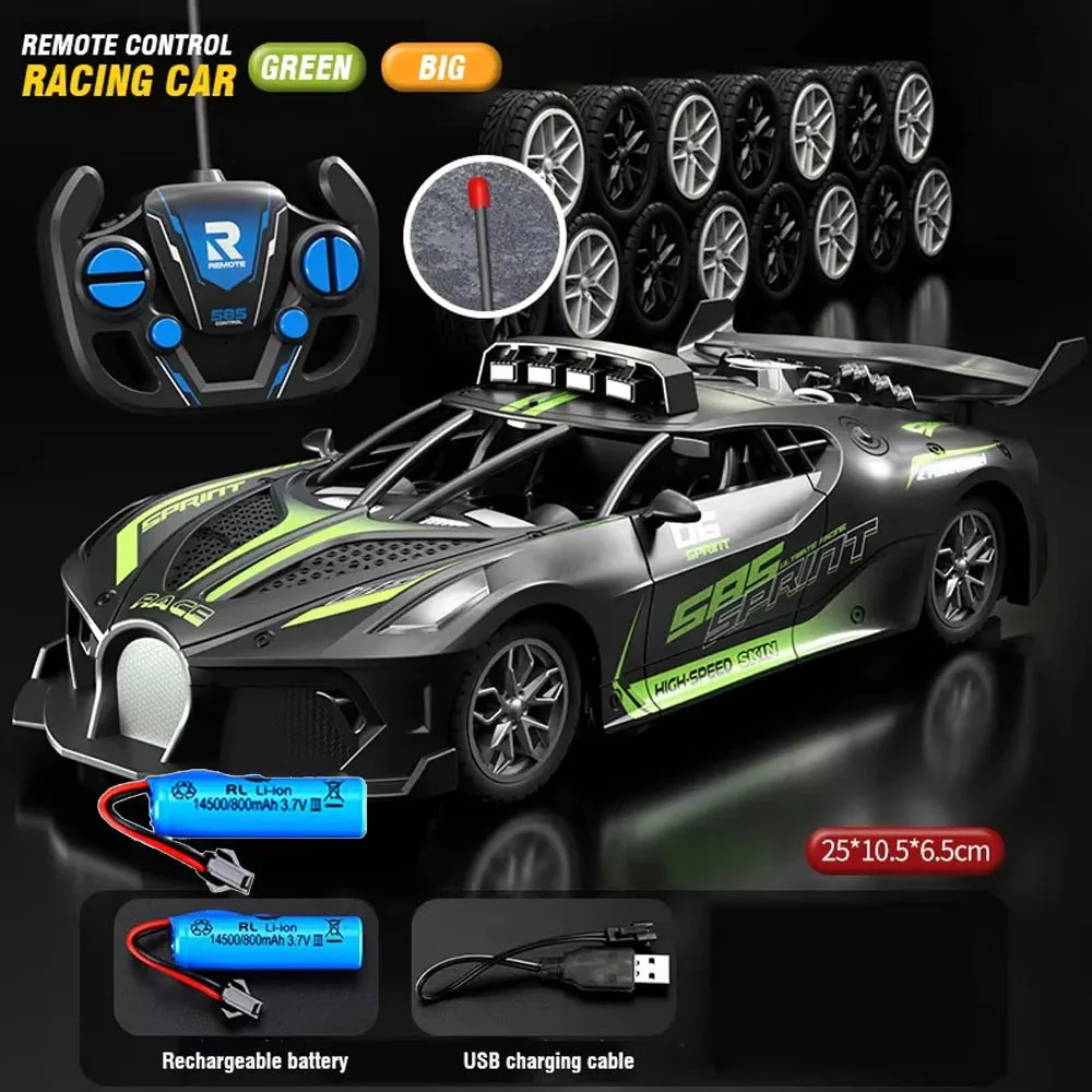 SPEEDCUB – Child-safe 1:18 RC drift car with robust design - Image 9