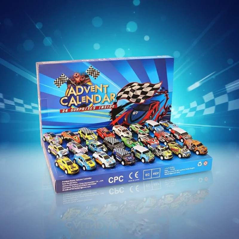 SPEEDMAS – Countdown Advent Calendar with 24 Mini Racing Cars for Children