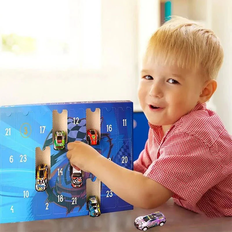 SPEEDMAS – Countdown Advent Calendar with 24 Mini Racing Cars for Children - Image 2