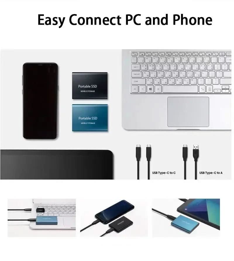 SpeedVault SSD – External 100GB Hard Drive with Ultra-Fast USB-C & USB 3.1 Connection - Image 10