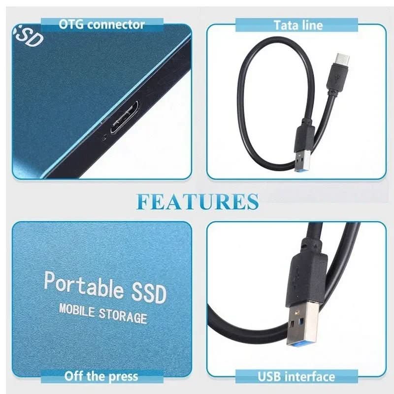 SpeedVault SSD – External 100GB Hard Drive with Ultra-Fast USB-C & USB 3.1 Connection - Image 9