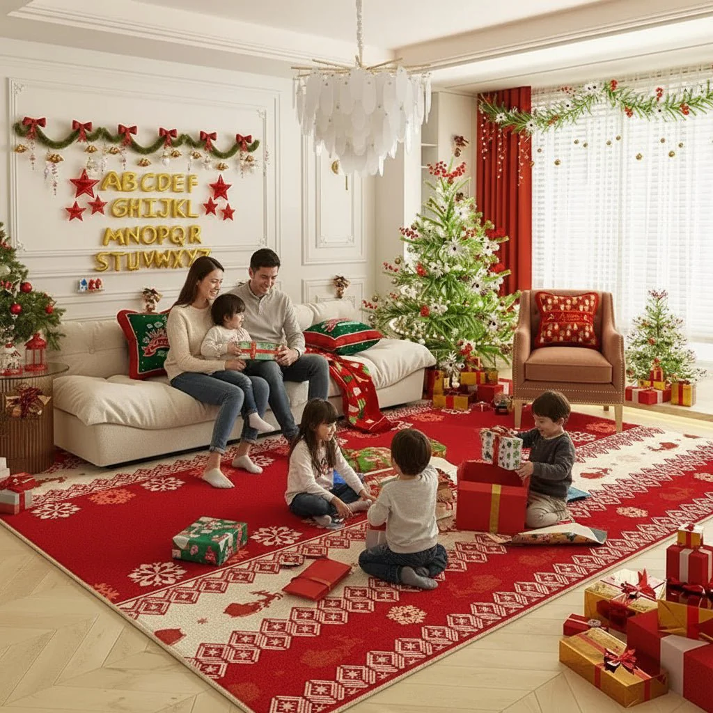 SPICESTEP – Warmer non-slip carpet with Christmas colors - Image 3