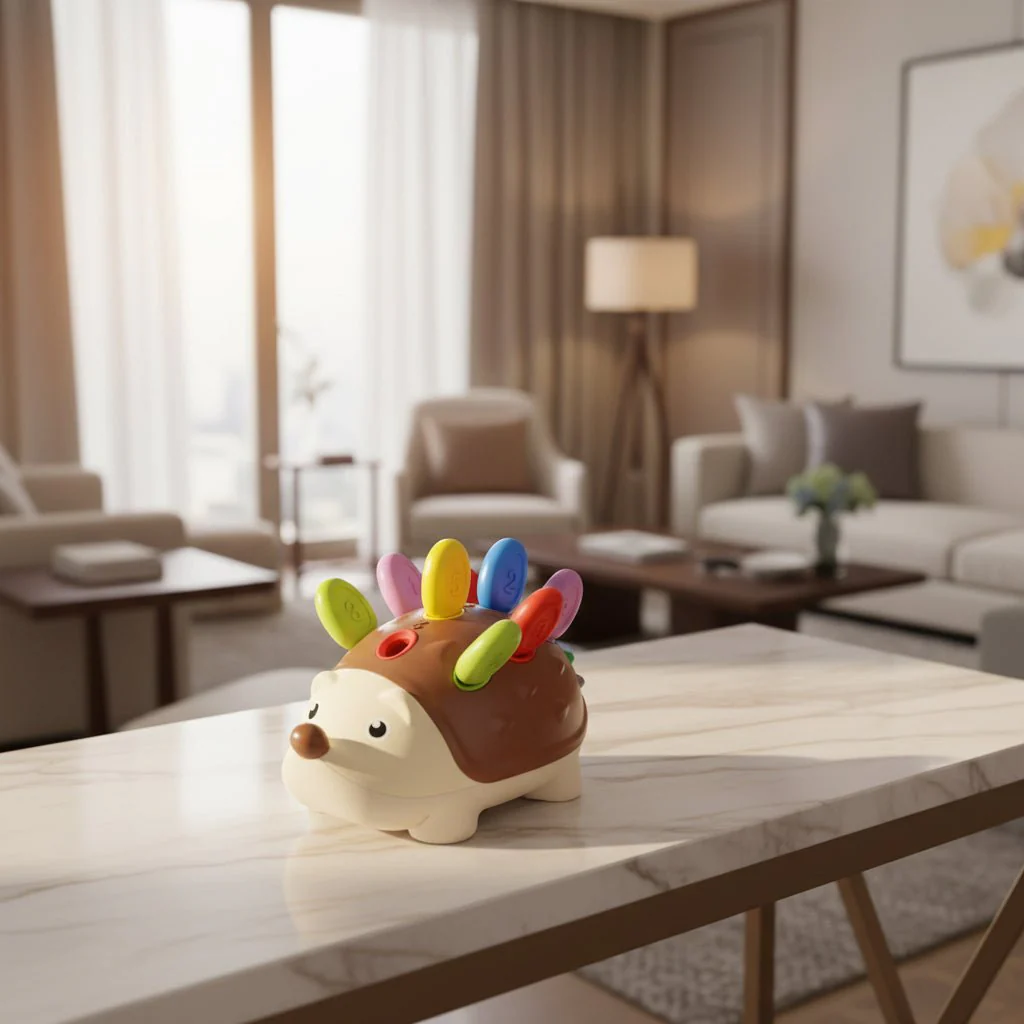 SPIKELEARN – Montessori hedgehog toy for colors & numbers - Image 2