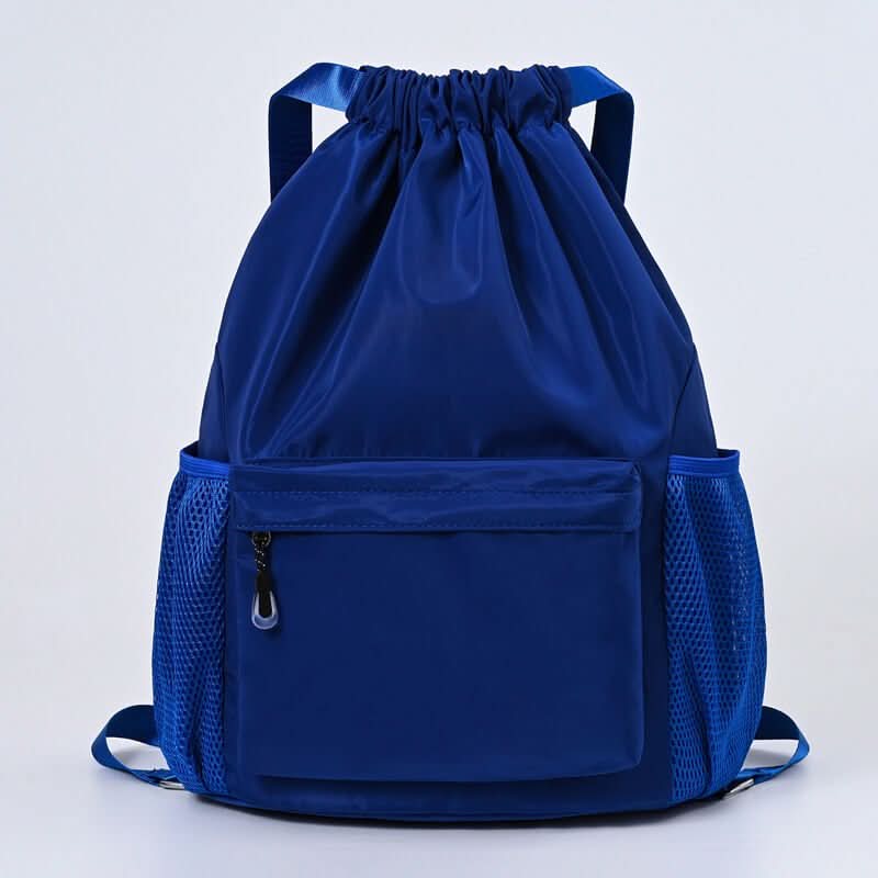 SportCord – Sporty Drawstring Backpack with Shoe Compartment & Pockets - Image 7