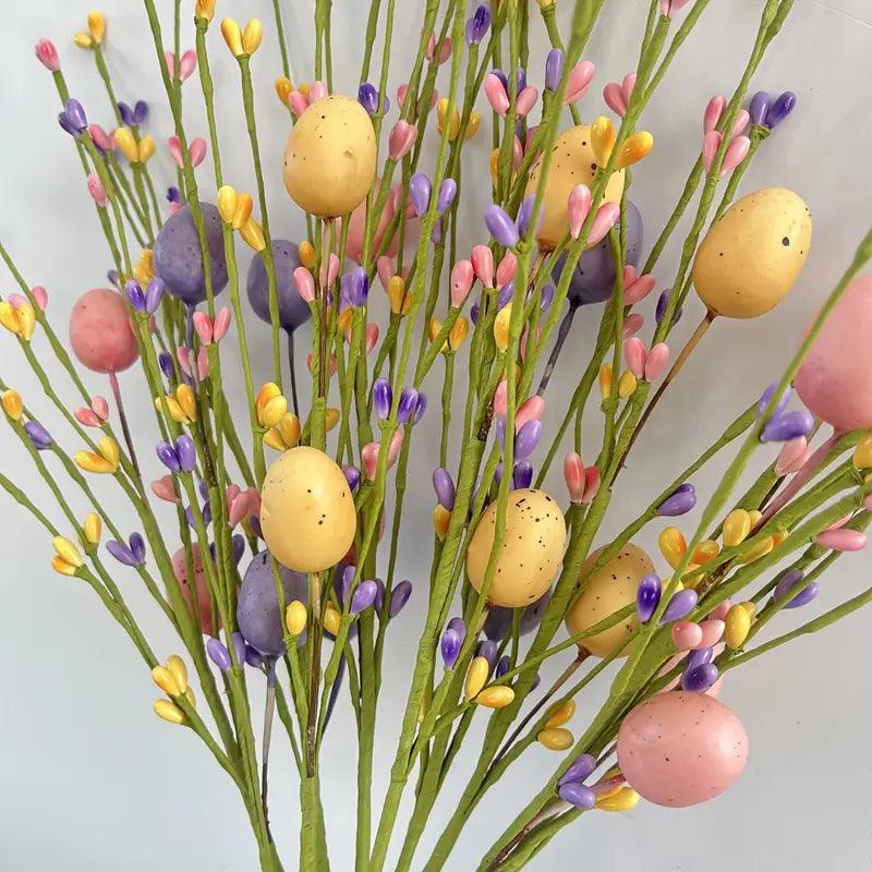 SPRINGNEST – Colorful Easter Egg Bunch Stems for Spring Decoration - Image 3