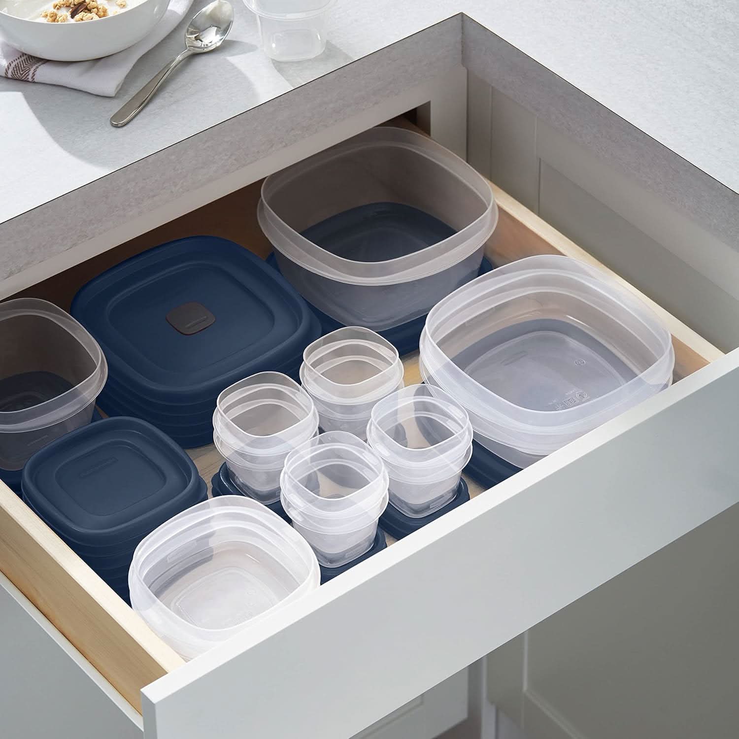 Stackable Food Storage Containers - Stackable and leak-free for an organised kitchen - Image 3