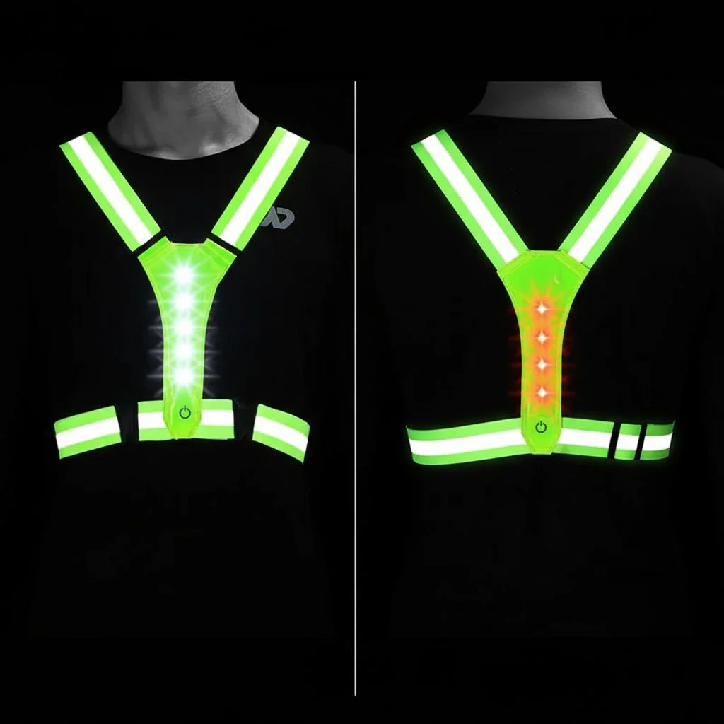 STAYLIT – USB Rechargeable LED Vest for Running, Cycling & Hiking - Image 3