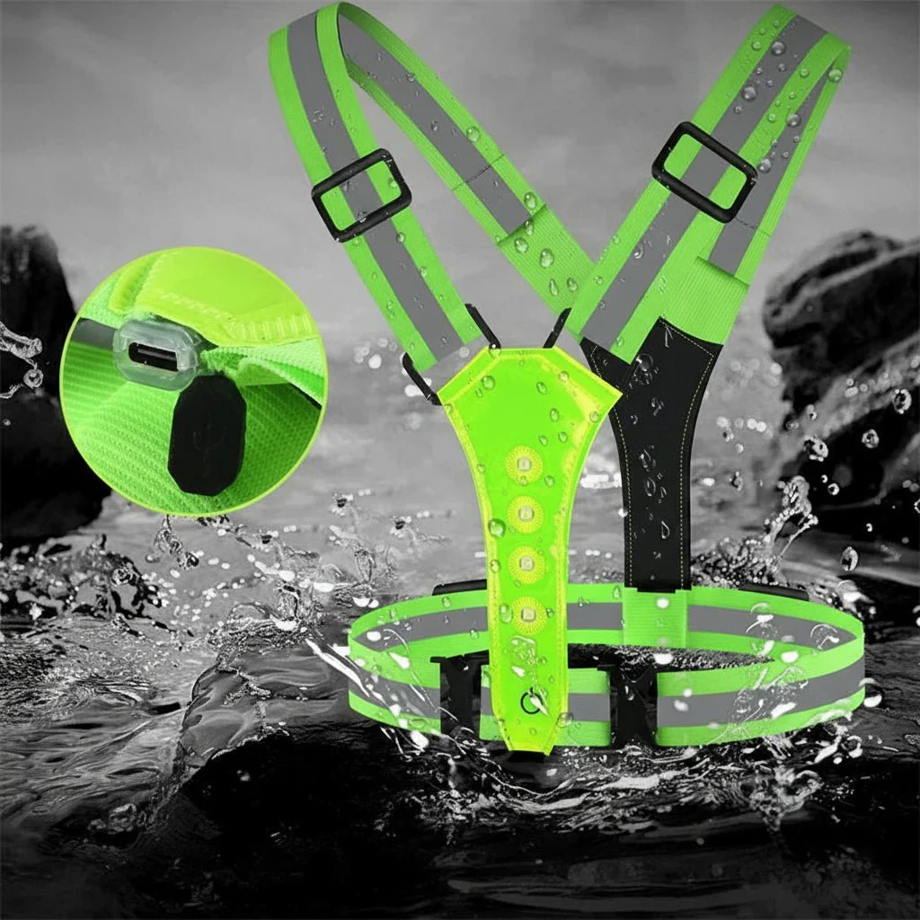 STAYLIT – USB Rechargeable LED Vest for Running, Cycling & Hiking - Image 4
