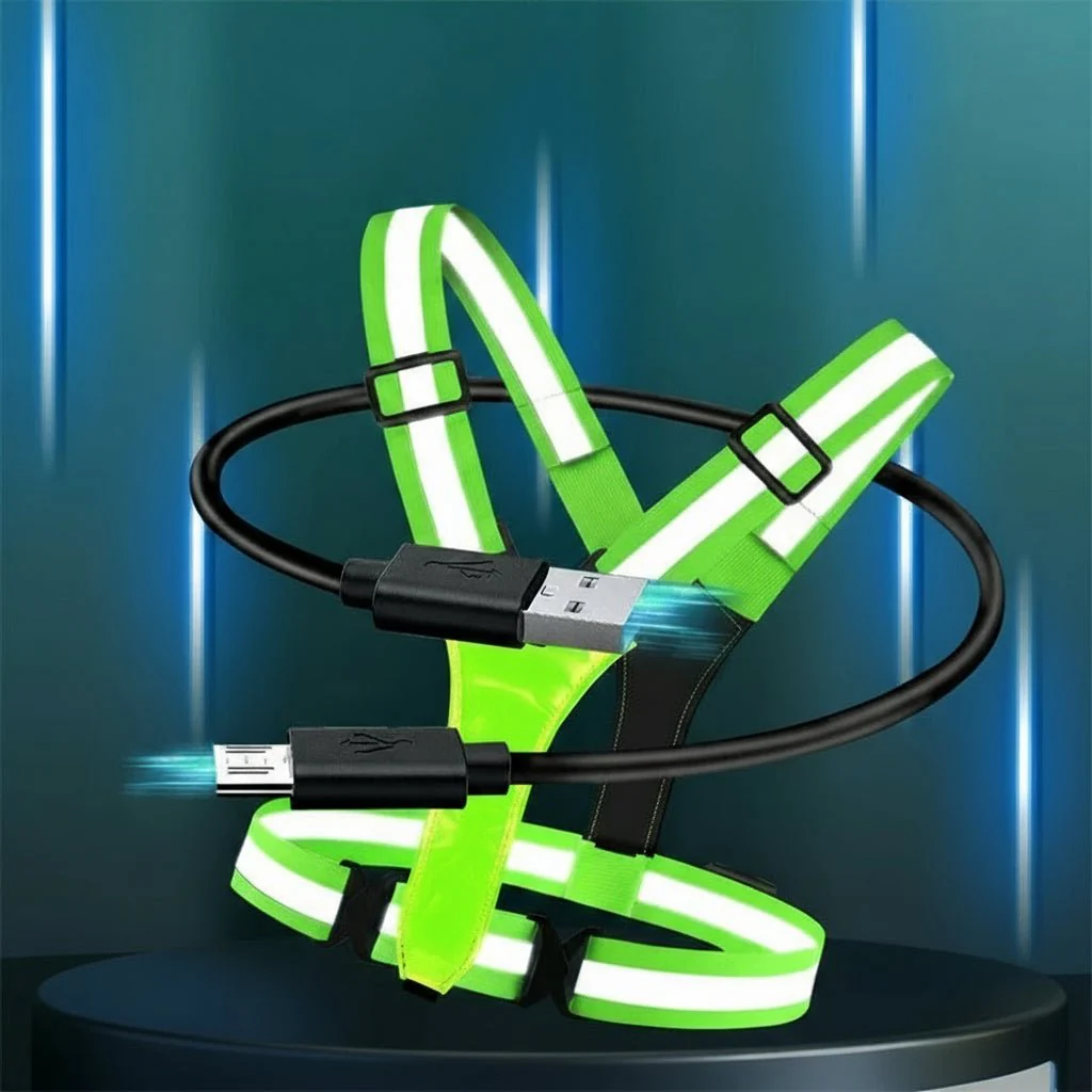 STAYLIT – USB Rechargeable LED Vest for Running, Cycling & Hiking - Image 5