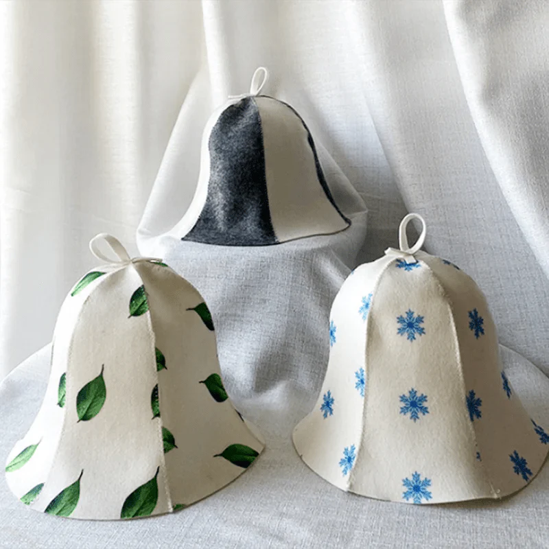 STEAMCALM – Heat-protective sauna cap in Russian style for relaxed sauna sessions - Image 3