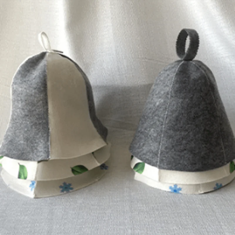 STEAMCALM – Heat-protective sauna cap in Russian style for relaxed sauna sessions - Image 5