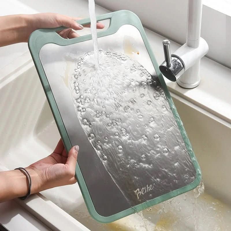 SteelEdge – Double-sided stainless steel cutting board with non-stick surface and juice groove - Image 7