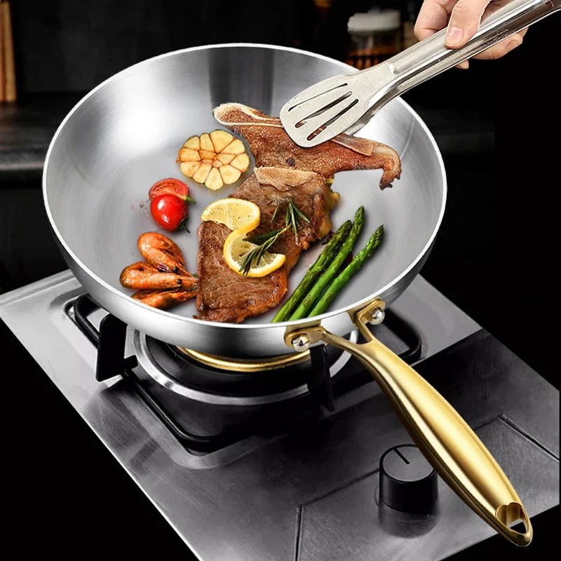 STEELTRIQ – 316 stainless steel frying pan with 7-layer design, 2 mm wall thickness and induction compatibility - Image 5