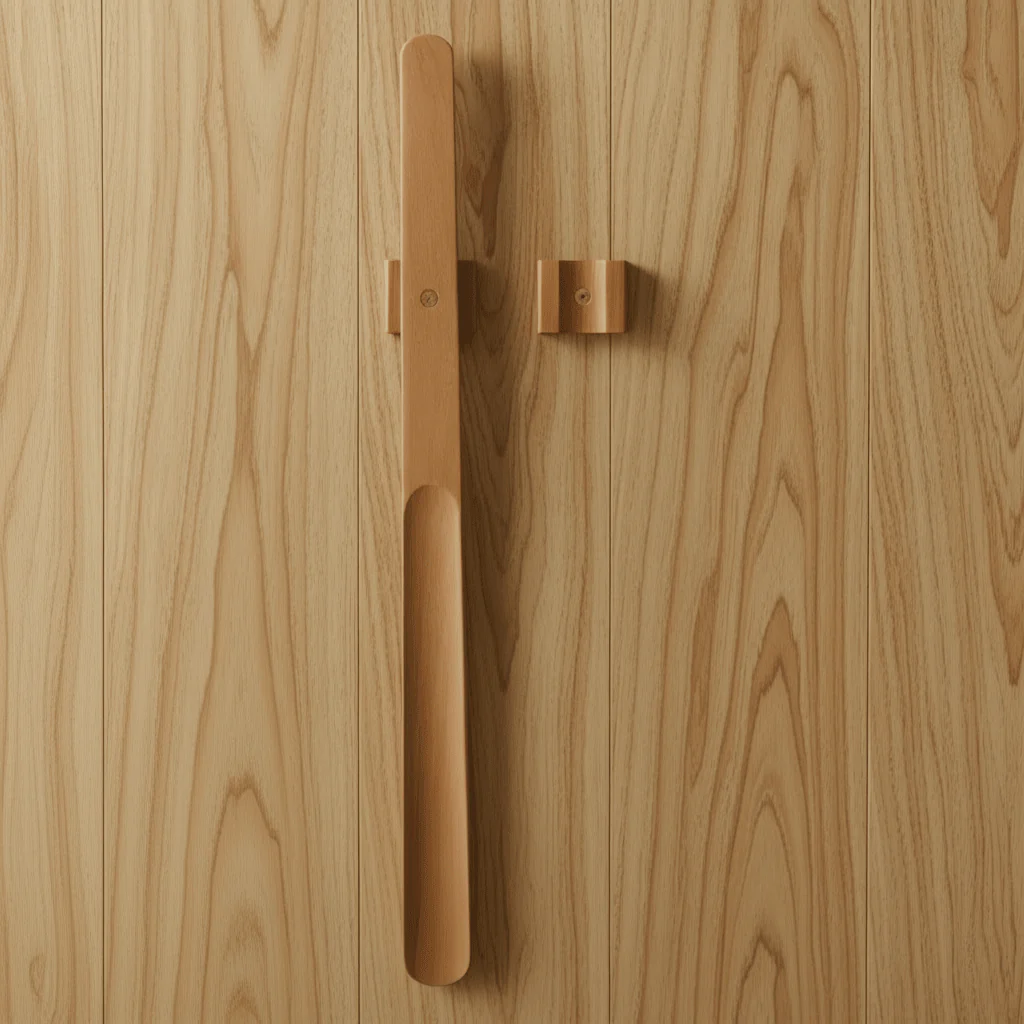 STEPREACHER – Extra long magnetic shoehorn made of wood for effortless putting on