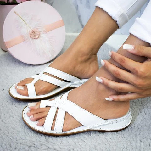STEPURA – Flat orthopedic women's sandals for daily comfort - Image 3