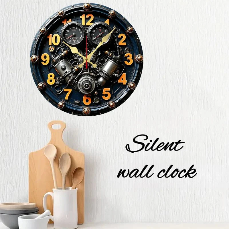 STILLA NORDLY – Silent Wooden Wall Clock for Home and Office Decoration - Image 5