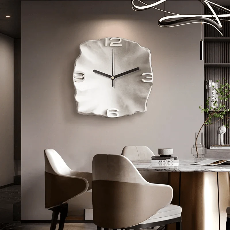 StoneAura – Modern Sandstone Wall Clock with 3D Relief & Silent Quartz Technology - Image 8