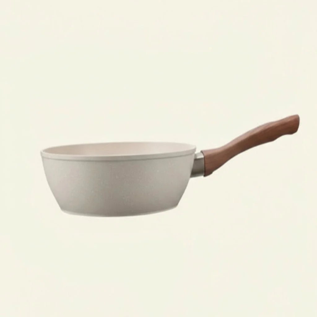 STONIQON – Deep Non-stick Pan with Medical Stone Coating Made of Stainless Steel for Gas and Induction Stoves - Image 6