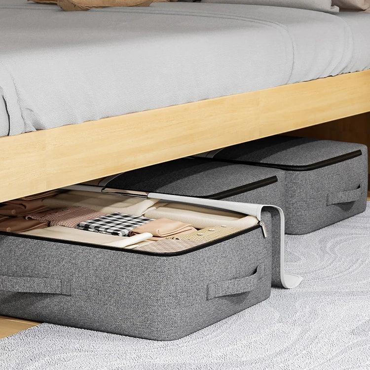 Storage Bag with Zipper for Comforters - Large capacity & viewing window for bed linen - Image 7