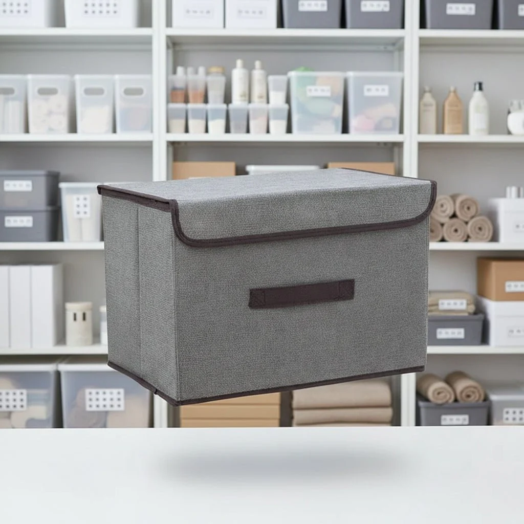 STOWORA – Environmentally friendly, foldable storage box for home