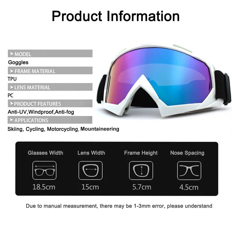 STURMSICHT – Windproof, fog-free ski goggles for clear vision in winter - Image 7