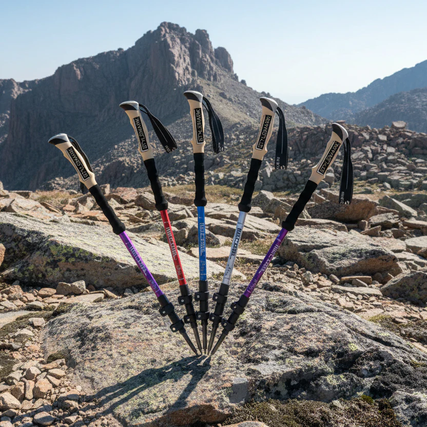 STYLEMARK TREKPOLES - Adjustable trekking poles with anti-shock system - Image 2