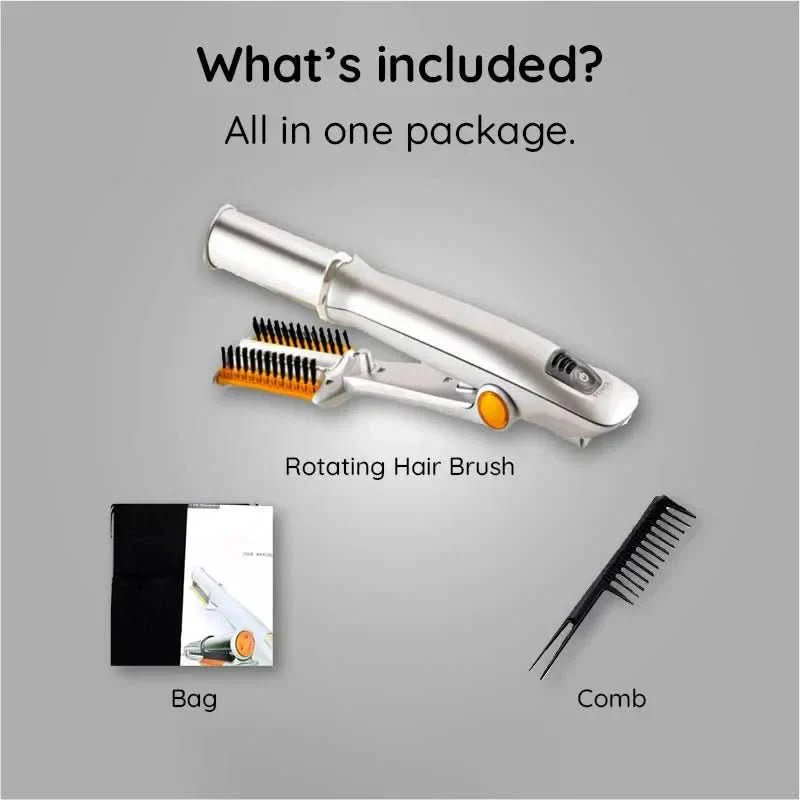 STYLEMAX – 2-in-1 Rotating Hair Brush for Effortless Styling - Image 7