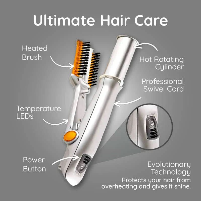 STYLEMAX – 2-in-1 Rotating Hair Brush for Effortless Styling - Image 9
