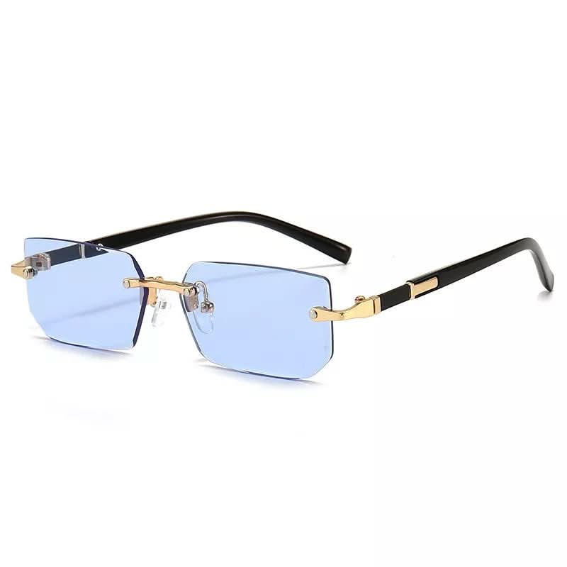 SUNEDGE - Rectangular frameless sunglasses with UV400 protection - Image 12