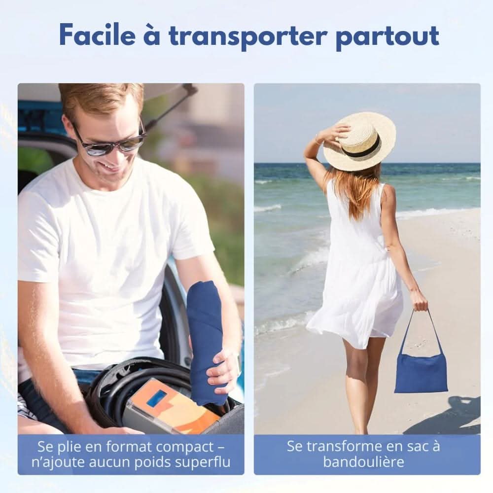 SUNLOUNGE TOWEL - Towel with pockets & non-slip grip for deckchairs - Image 7