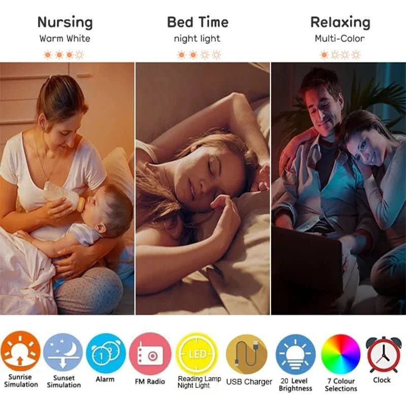 SunRise Clock – Alarm clock with sunrise simulation & nature sounds - Image 4