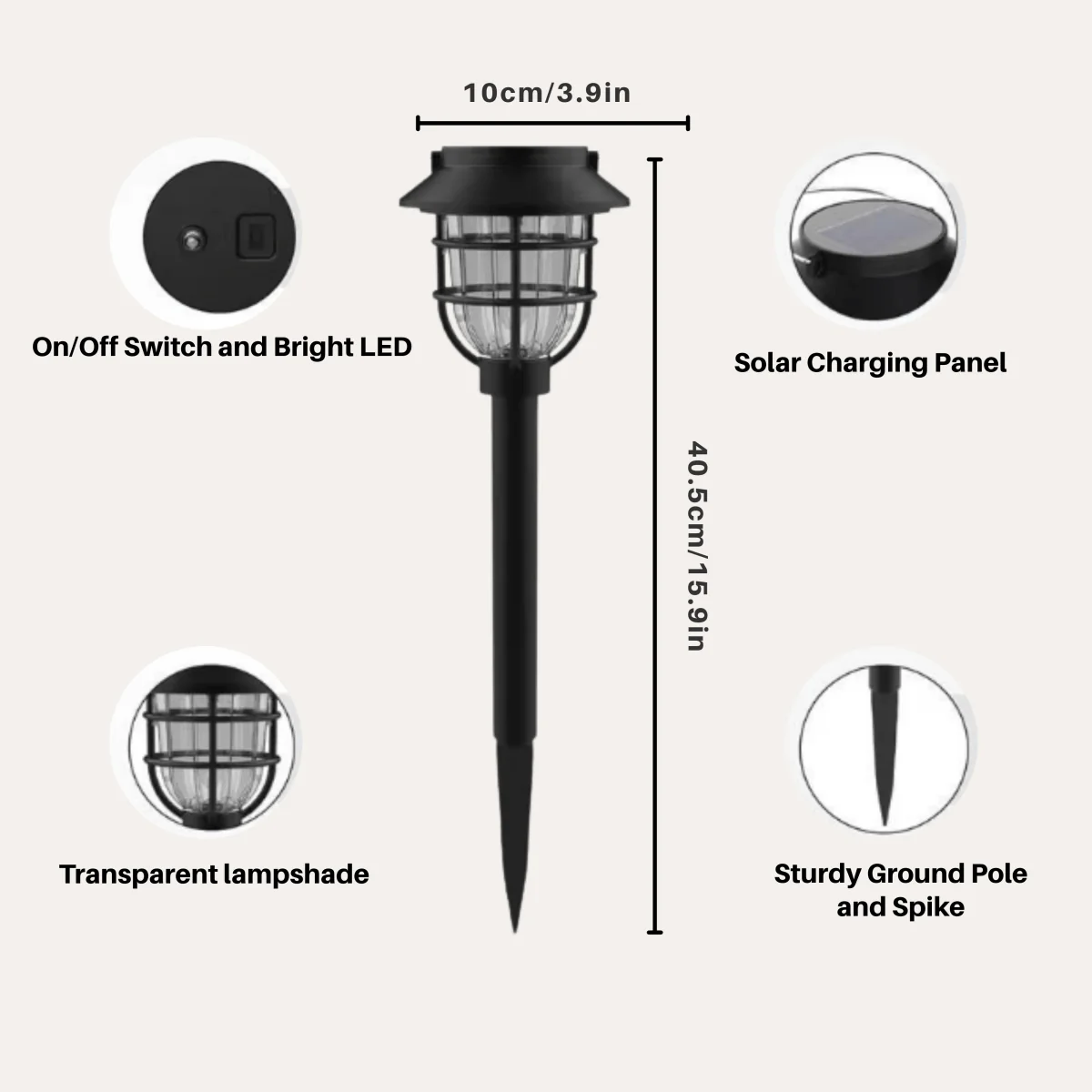 SUNTRAIL – Solar-powered LED garden path lights for safe outdoor lighting - Image 5