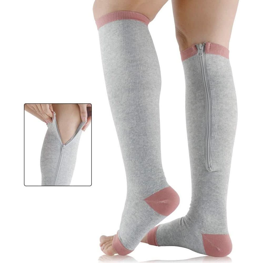 SupportEase - support stockings with zip for comfortable compression & easy handling - Image 9