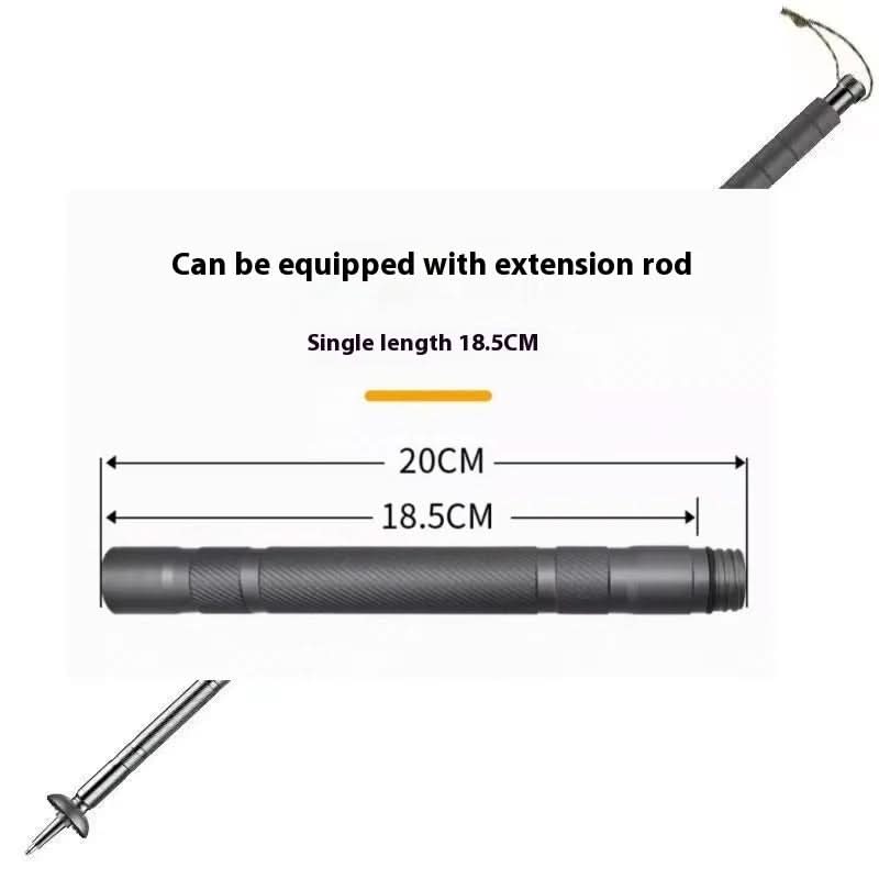 SURVIVAL TREKKER - Tactical hiking pole with multi-tool function for outdoor & emergencies - Image 4